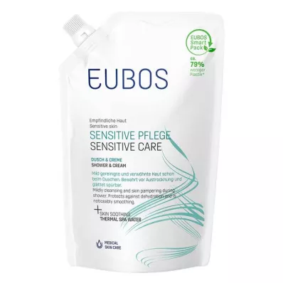 EUBOS SENSITIVE Dušas &amp; Kremo užpildas, 400 ml