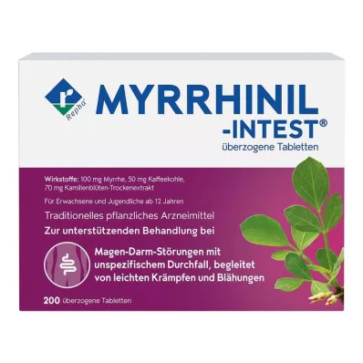 MYRRHINIL INTEST dengtos tabletės, 200 vnt
