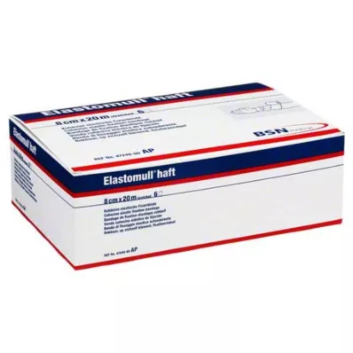 ELASTOMULL lipnus 8 cmx20 m fiksacinis tvarstis, 6 vnt