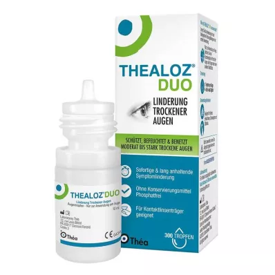 THEALOZ Duo akių lašai, 10 ml