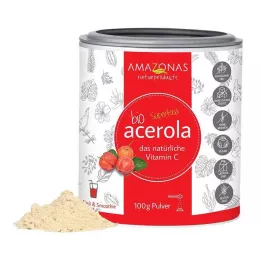 ACEROLA 100 % gryno natūralaus vitamino C milteliai, 100 g