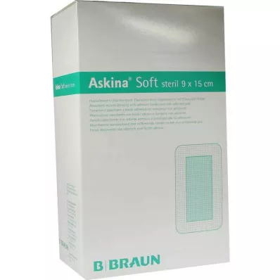 Askina Soft žaizdų tvarstis 9x15, 40 vnt