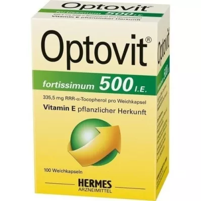 OPTOVIT fortissimum 500 kapsulių, 100 vnt