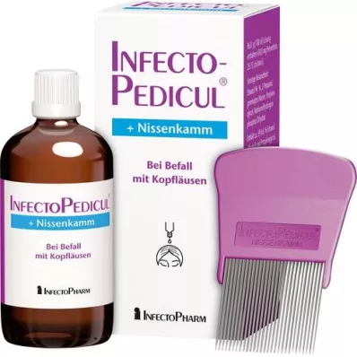 INFECTOPEDICUL Tirpalas + nit šukos, 100 ml