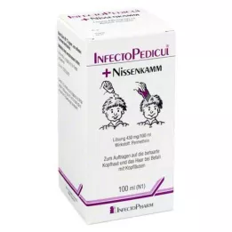 INFECTOPEDICUL Tirpalas + nit šukos, 100 ml