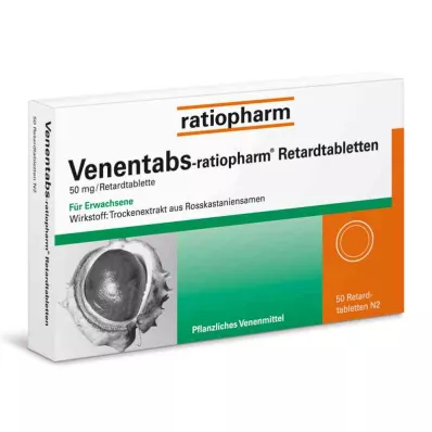 VENENTABS-ratiopharm (50 vienetų) VENENTABS-ratiopharm (50 vienetų)