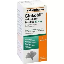 GINKOBIL-ratiopharm lašai 40 mg, 100 ml