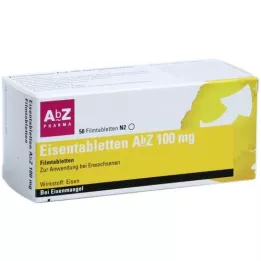 EISENTABLETTEN AbZ 100 mg plėvele dengtos tabletės, 50 vnt