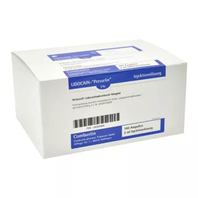 LIDOCAIN PRESSELIN 1% injekcinis tirpalas, 50X2 ml
