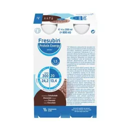 FRESUBIN PROTEIN Energija DRINK Šokoladinė kolba, 4X200 ml