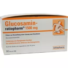 GLUCOSAMIN-RATIOPHARM 1500 mg Plv.gerti, 90 vnt