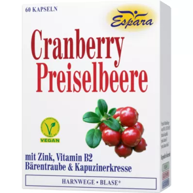 CRANBERRY PREISELBEERE Kapsulės, 60 vnt