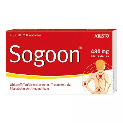 SOGOON 480 mg plėvele dengtos tabletės, 20 vnt SOGOON 480 mg plėvele dengtos tabletės, 20 vnt