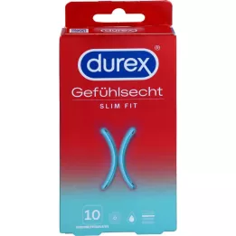 DUREX Sensitive Slim Fit prezervatyvai, 10 vnt