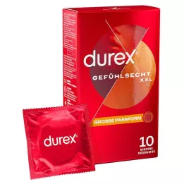 DUREX Ypač dideli prezervatyvai Sensitive, 10 vnt