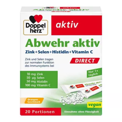 DOPPELHERZ Gynybinis aktyvus DIRECT granulės, 20 vnt DOPPELHERZ Gynybinis aktyvus DIRECT granulės, 20 vnt