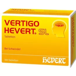 VERTIGO HEVERT SL Tabletės, 100 vnt