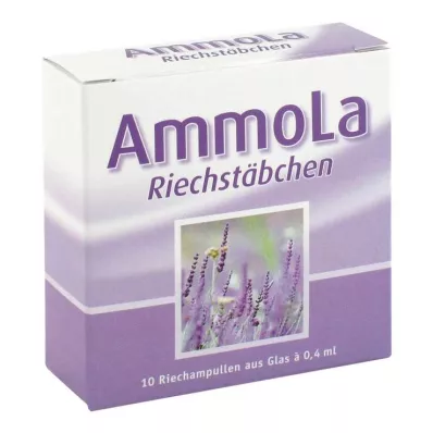 AMMOLA Kvapiosios lazdelės Kvapiosios ampulės, 10X0,4 ml AMMOLA Kvapiosios lazdelės Kvapiosios ampulės, 10X0,4 ml