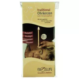 BIOSUN Ausų žvakės Tradicinės, 10 vnt