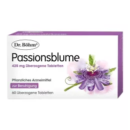 DR.BÖHM Pasifloros 425 mg dengtos tabletės, 60 kapsulių