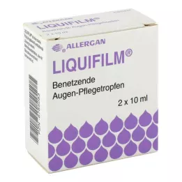 LIQUIFILM Drėkinamieji akių priežiūros lašai, 2X10 ml