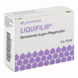 LIQUIFILM Drėkinamieji akių priežiūros lašai, 3X10 ml