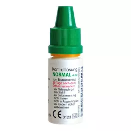 GLUCO TEST Plius kontrolinis tirpalas normalus, 4 ml