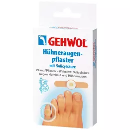 GEHWOL Kukurūzų pleistrai su salicilo rūgštimi, 6 vnt