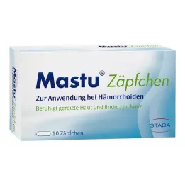 MASTU Žvakutės nuo hemorojaus, 10 vnt