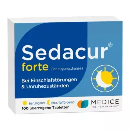SEDACUR forte raminamosios pastilės, 100 vnt