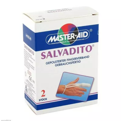 SALVADITO Master Aid surenkamas pirštų tvarstis, 2 vnt