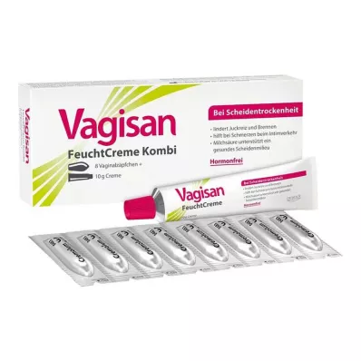 VAGISAN FeuchtCreme Combi 8 Ovula+10 g kremo, 1 P