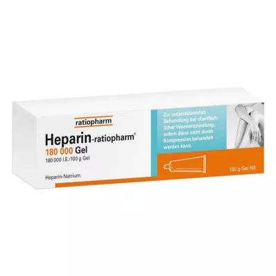 Heparin ratiopharm® 180 000 gelis, 150 g Heparin ratiopharm® 180 000 gelis, 150 g