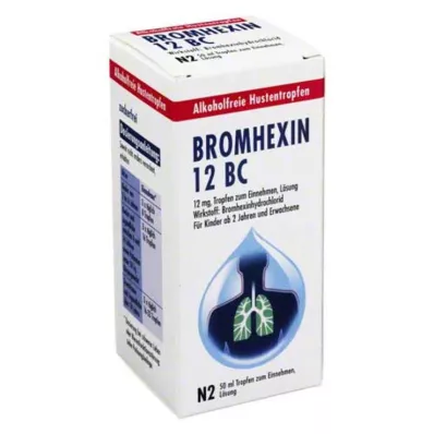 BROMHEXIN 12 BC lašų, 50 ml BROMHEXIN 12 BC lašų, 50 ml