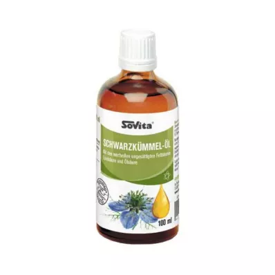 SOVITA Juodųjų kmynų sėklų aliejus, 100 ml