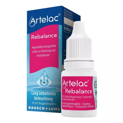 ARTELAC Rebalance akių lašai, 10 ml