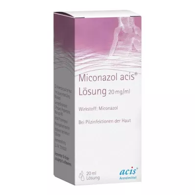 MICONAZOL acis tirpalas, 20 ml MICONAZOL acis tirpalas, 20 ml