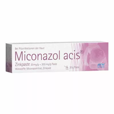 MICONAZOL acis cinko pasta, 20 g