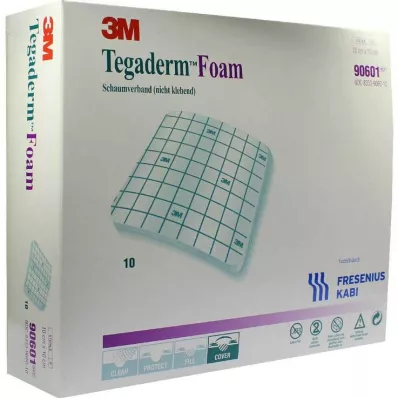 Tegaderm putplastis FK 10x10cm 90601, 10 vnt Tegaderm putplastis FK 10x10cm 90601, 10 vnt