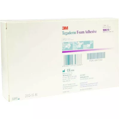 Tegaderm Foam Adhesive FK 6,9x6,9cm kryžm.90615, 10 vnt