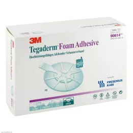 TEGADERM Klijai iš putplasčio 6,9x7,6 cm ovalūs 90614, 10 vnt