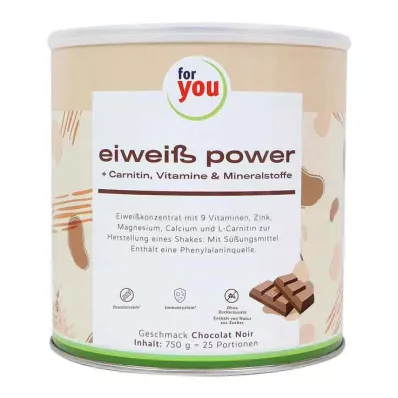 FOR YOU eiweiß power šokolado milteliai, 750 g FOR YOU eiweiß power šokolado milteliai, 750 g