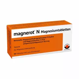 MAGNEROT N Magnio tabletės, 50 vnt