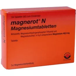 MAGNEROT N Magnio tabletės, 100 vnt
