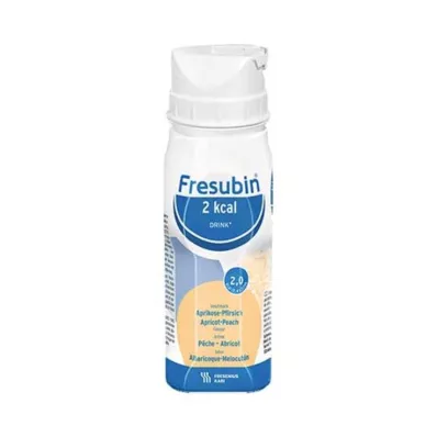 FRESUBIN 2 kcal DRINK Abrikosų persikų kolba, 24X200 ml