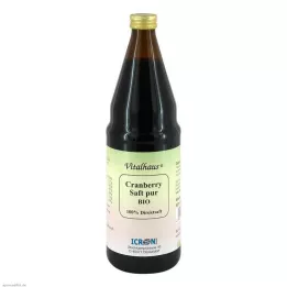 CRANBERRY SAFT grynas ekologiškas Vitalhaus, 750 ml