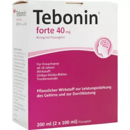 TEBONIN forte 40 mg tirpalas, 2X100 ml