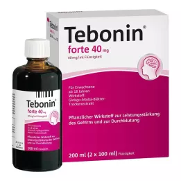 TEBONIN forte 40 mg tirpalas, 2X100 ml