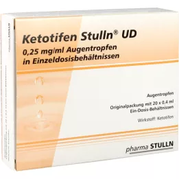 KETOTIFEN Stulln UD Akių lašai, vienos dozės pipetė, 20X0,4 ml