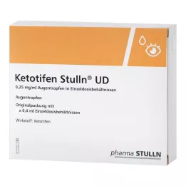 Ketotifen Stulln UD akių lašai, vienos dozės pipetė, 10X0,4 ml